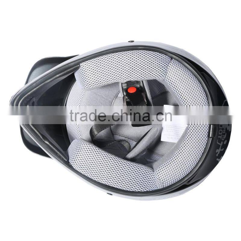 Youth Black/Silver Skull for Dirt Bike for ATV Motocross Helmet Goggles+gloves S M L New