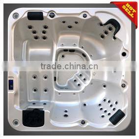 China Spa Supplier outdoor cheap plastic tub 5 seats A601 with 44 jets jackzi