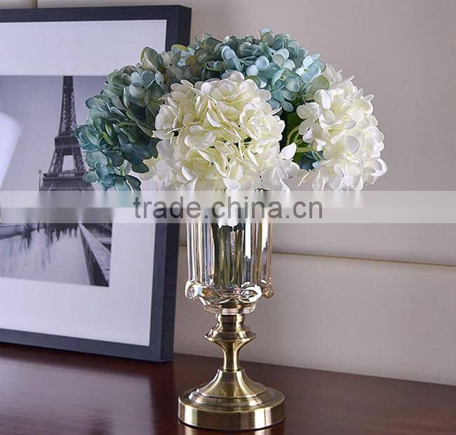 New design Christmas indoor decor clear glass vase for flowers arrangement
