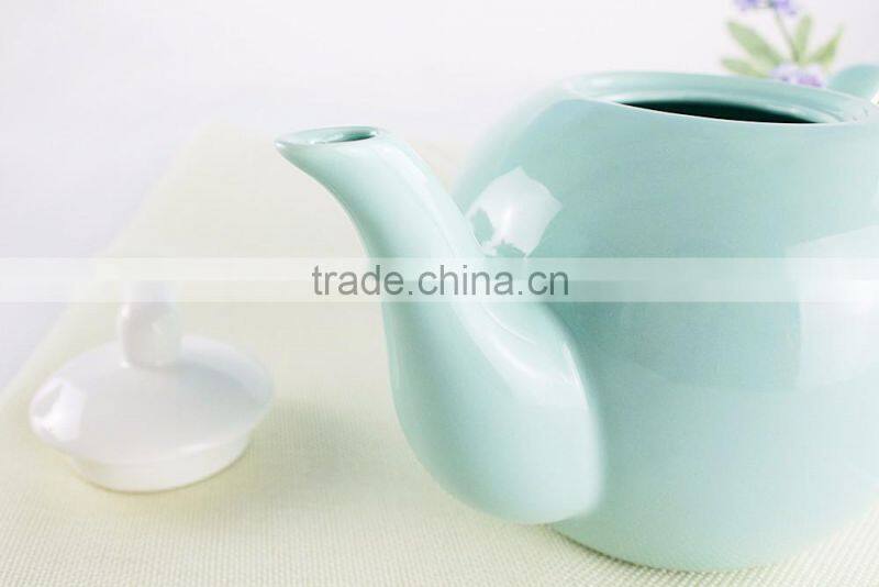 Cheap chinese ceramic teapots bluk wholesale with custom logo