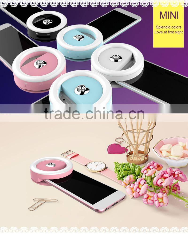 Selife Ring Light Moisturizer 32 LED Beauty Sefie Flash Light Warm Cold Soft Light Humidifier Rechargeable for Skin Humidifier