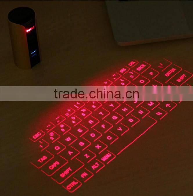 New Arrival Multimedia Laser Keyboard, Bluetooth Wireless Virtual Laser Keyboard With Mouse/Bluetooth Speaker