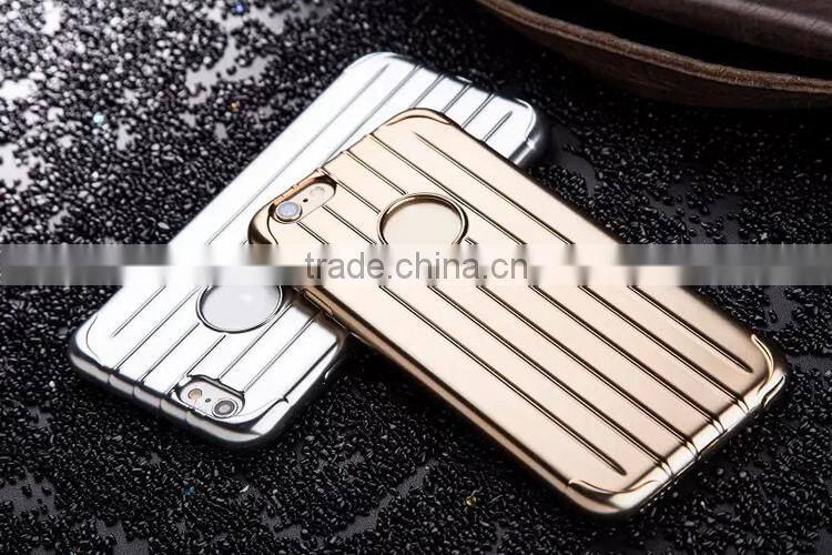 TPU electroplating protective case, trunk shape phone case for iphone 6