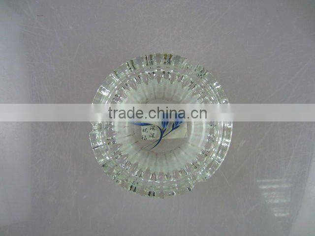 stock round glass ashtray