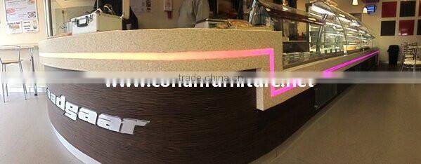 party furniture led design curved outdoor bar for events