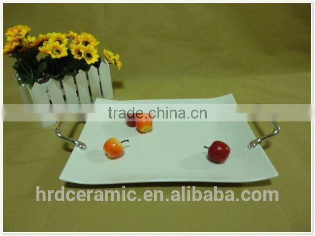 chaozhou stock Japanese ceramic plate with handle