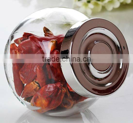 oval shape clear empty wholesale glass jars for canning