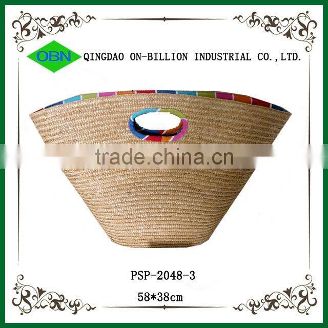 Cheap straw beach bag