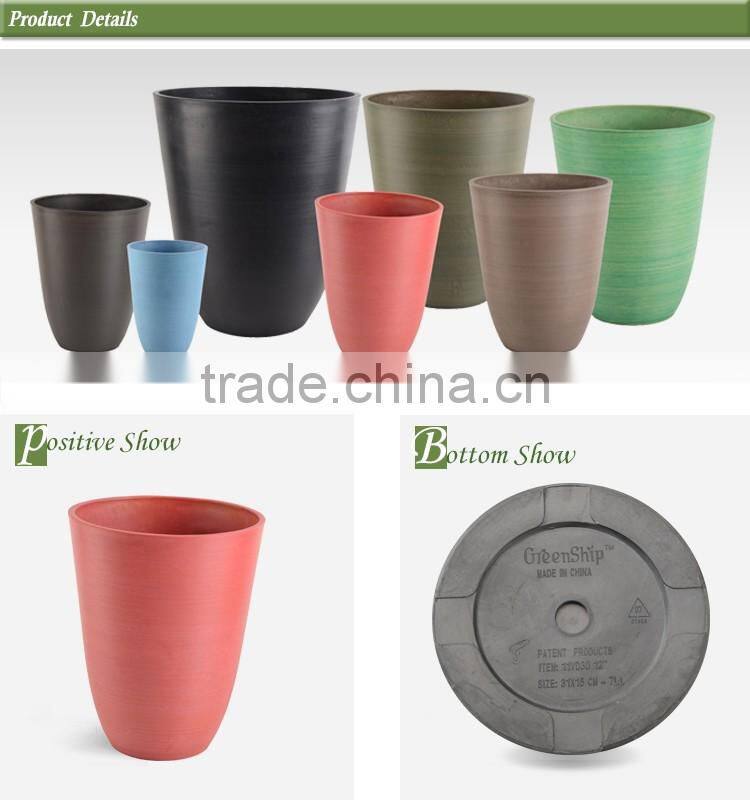 Decorative Garden Clay Pottery / 20 years lifetime/UV protective/lightweight/ waterproof