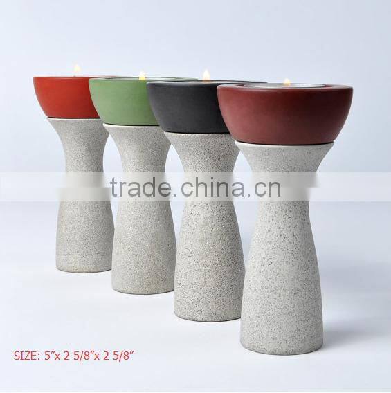 Table deco concrete photo frame cement card holder