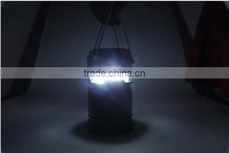 camping equipment solar camping light with mobile phone rechargable function