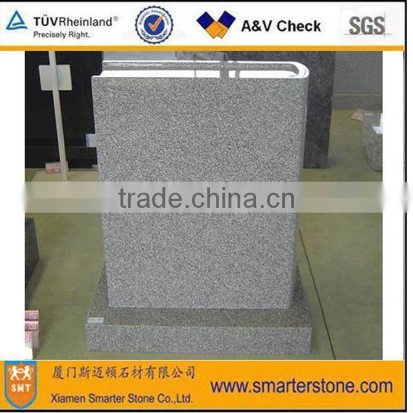 American Style Book Shaped Granite & Marble Monument / Tombstone