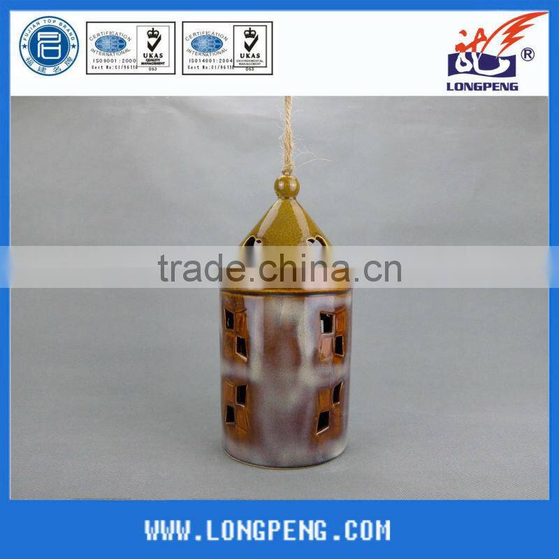 Ceramic LED Storm Lantern