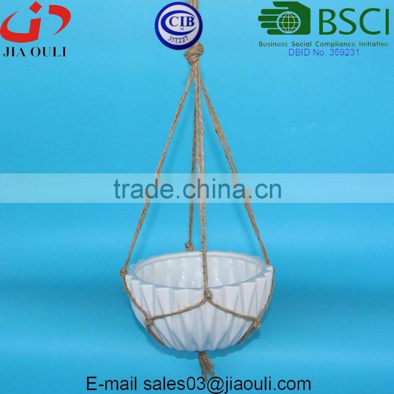 BSCI Audit Factory Sky planter hanging flower pot for home and garden decorations