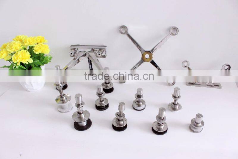 high quality 304 316 glass spider fitting 3 way arm spider for curtain wall