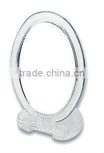 Rectangular transparent & double love Cosmetic Mirror with the disk