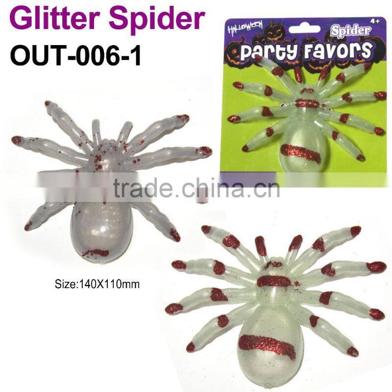 Colorful Glitter Spider Toys for Kids