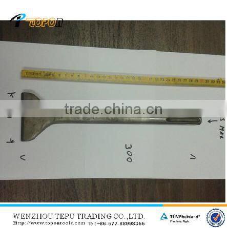 Sand Blast SDS Max Flat Wide Chisel 18*300*80mm For Metal Working