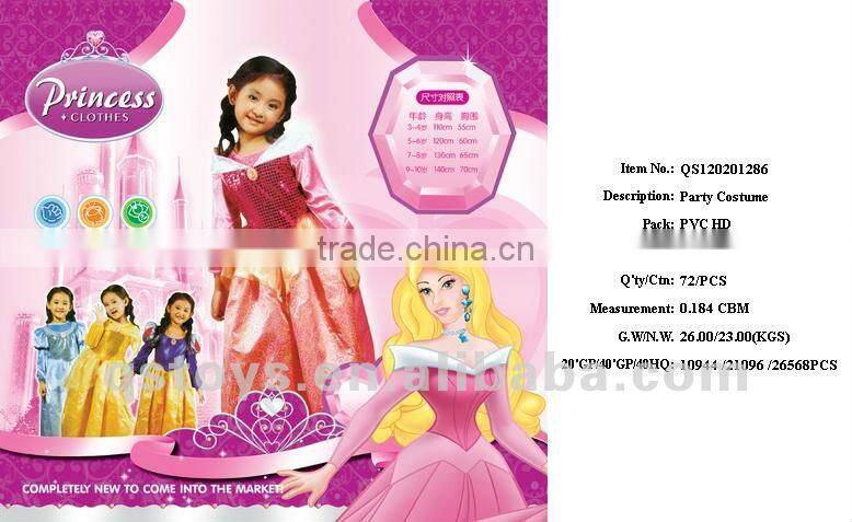 new design costume party,princess carnival QS120201280