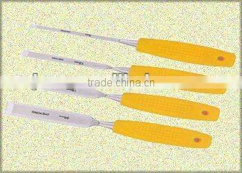 plastic handle PVC bag pack 4 pcs/ chisels set