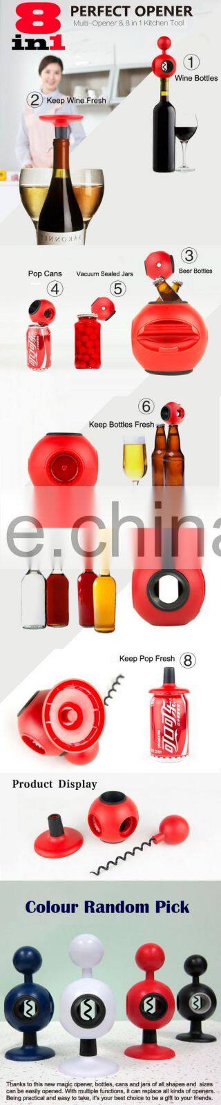 8-in-1 Multipurpose Kitchen Tool Super Can Bottle Opener