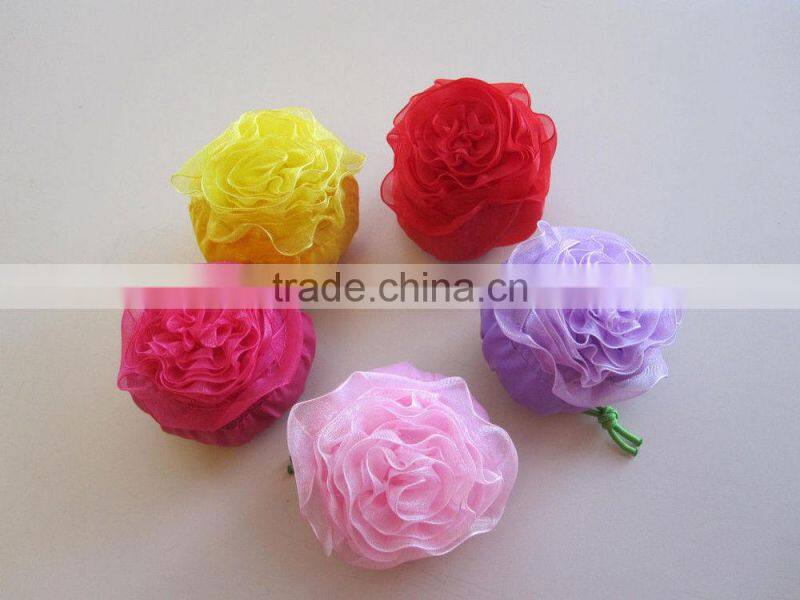 Rose Nylon Foldable Eco Storage Reusable Tote Housewife Shopping Bags