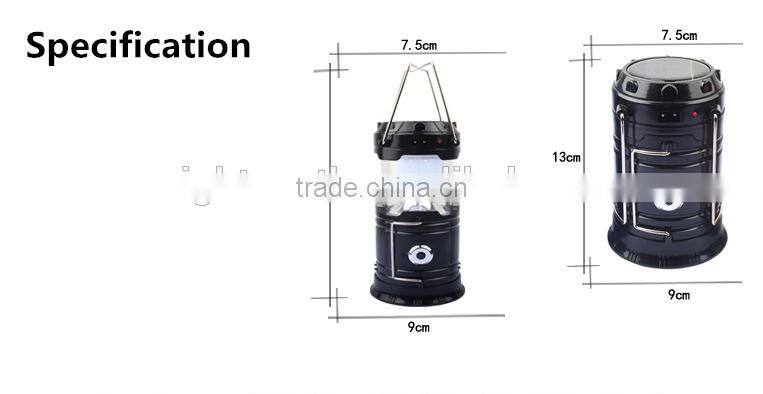 2016 practical factory price cheap outdoor rechargeable battery emergency solar lantern camping out light