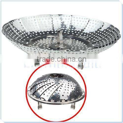 STAINLESS STEEL ADJUSTABLE STEAMER BASKET