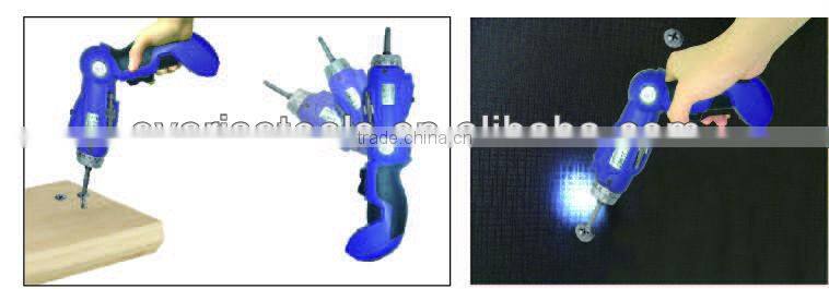 3.6V rechargeable screwdriver with GS CE UL Rohs