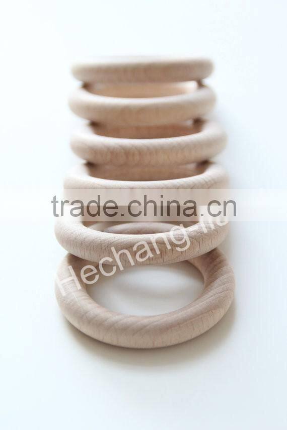 wooden rings, natural wooden rings, beech wood rings, rings for crafting