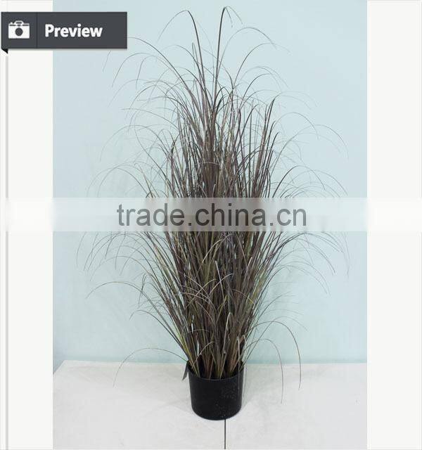 China artificial onion grass real looking autumn grass artificial potted plants for decoration