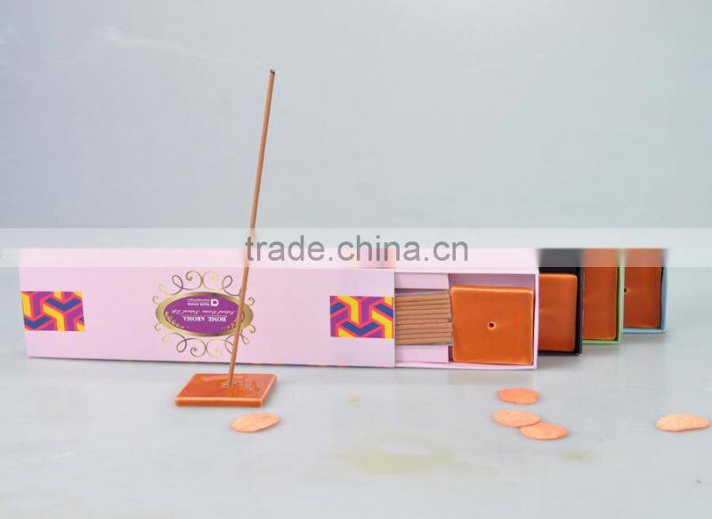 2015 HK home product fair incense gift/india cone incense/scented incense gift set/color incense sticks