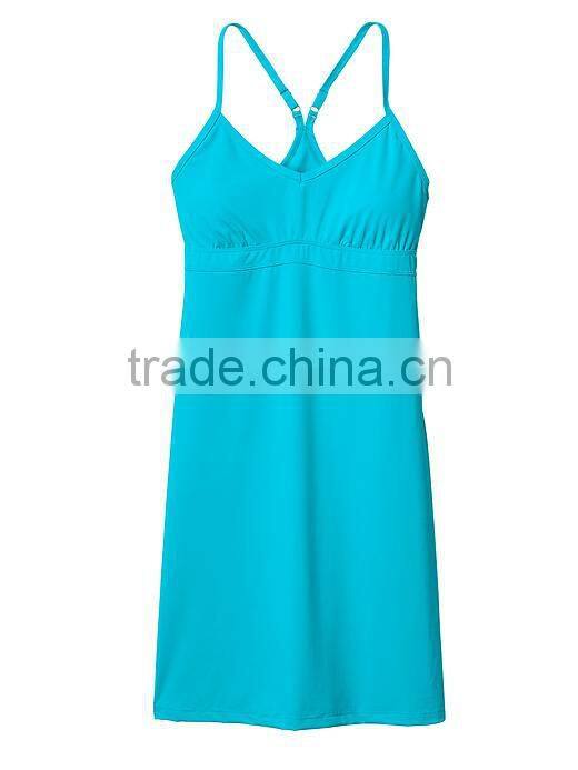 Wholesale Plus Size Clothing Women Custom Plain Blue Sexy Womans Cover Up Summer Bathing Suits Swimwear Beach Swim Dress