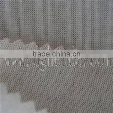 white 100g single-side knitting fabric with hot melt dot glue for shoes lining
