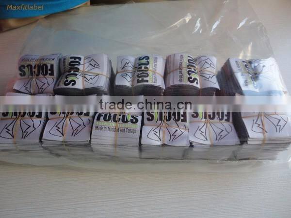 2017 customized high quality hair extension woven labels