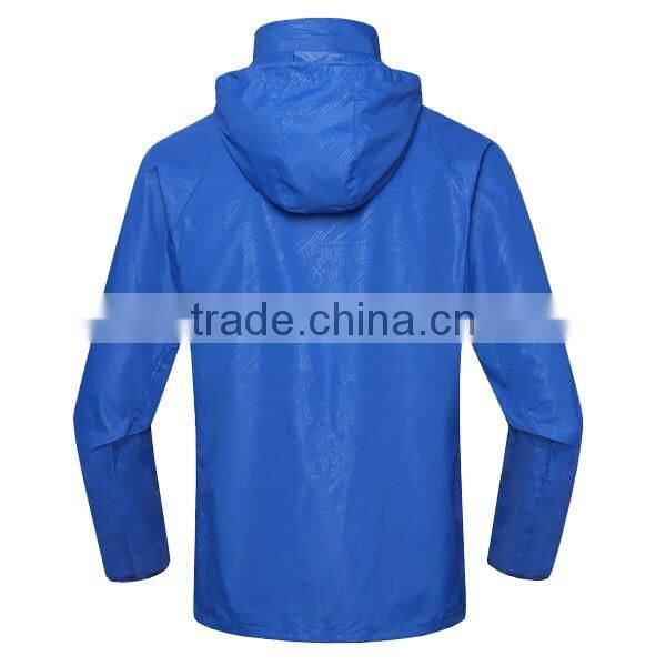 wholesale customized design hooded parkour windbreaker running jacket