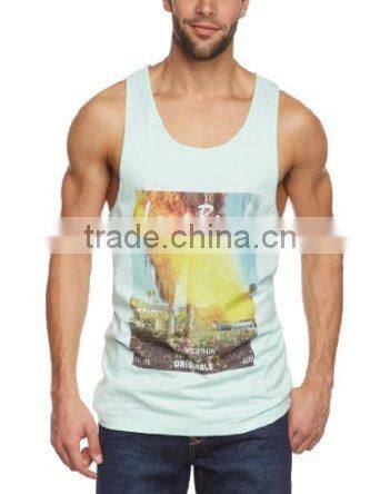 2016 Cheap Wholesale 100 Cotton Custom Sports Mens Tank Top