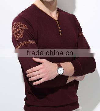 GZY Men top quality casual skinny christmas sweater wholesale