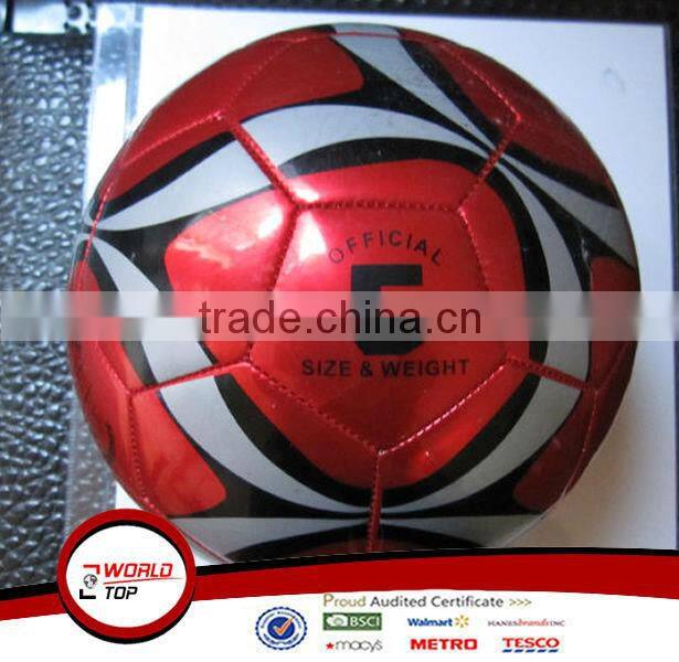High quality RED shine Futbol