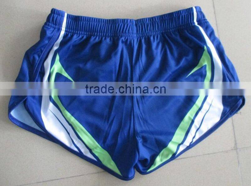 100% polyester customized running shorts