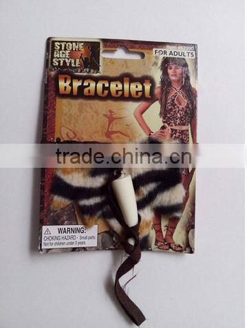 stone age style , choker, head band , bracelet, earrings