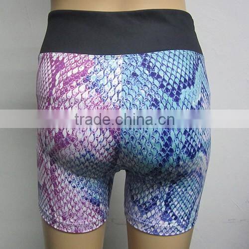 New Custom Women Sports Sublimation Gym Short Girls Wearing Yoga Pants Wholesale