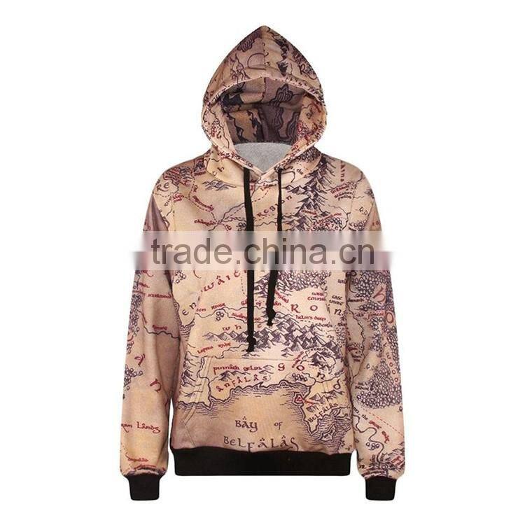 Nanchang Manufacturers Bulk Men's Sweatshirt 3D Sublimation Wholesale Plain Black Hoodie
