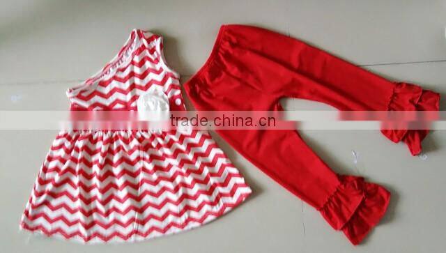 Girl Clothes Open-Seat Long Sleeve Cotton Baby Onesie Green Clover Pattern Knot Bow Organic Cotton Ruffles Romper