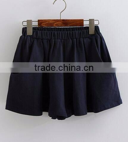 EY0611P Women High Waist Fashion Casual Shorts 2017