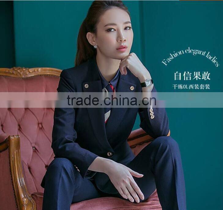 custom female uniform blouse elegant women pants women's suit jackets women training suit