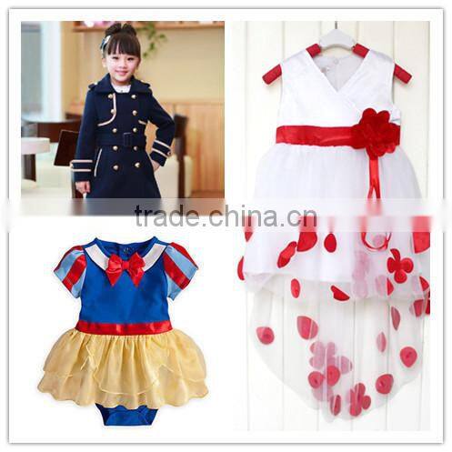 Walson anna frozen cosplay wholesale party frozen shoulder flowers crocheted skirt