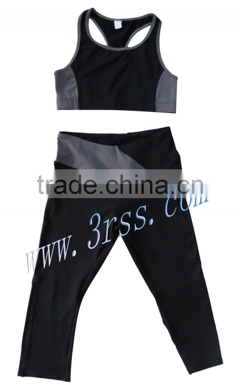 High Quality Polyester/Spandex Fitness wear