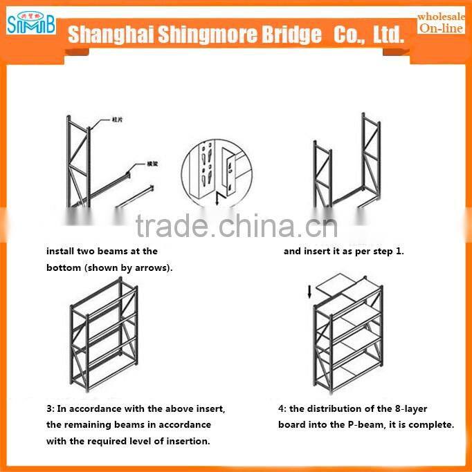 cheap wholesale high quality steel warehouse shelf for storage