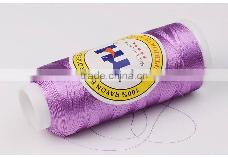 100% Viscose rayon embroidery thread for computerized machine embroidery